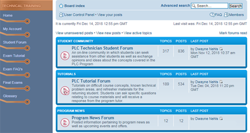 Image of GBC Technical Training Student Forums